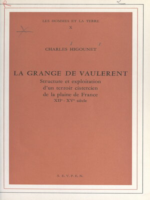 cover image of La grange de Vaulerent